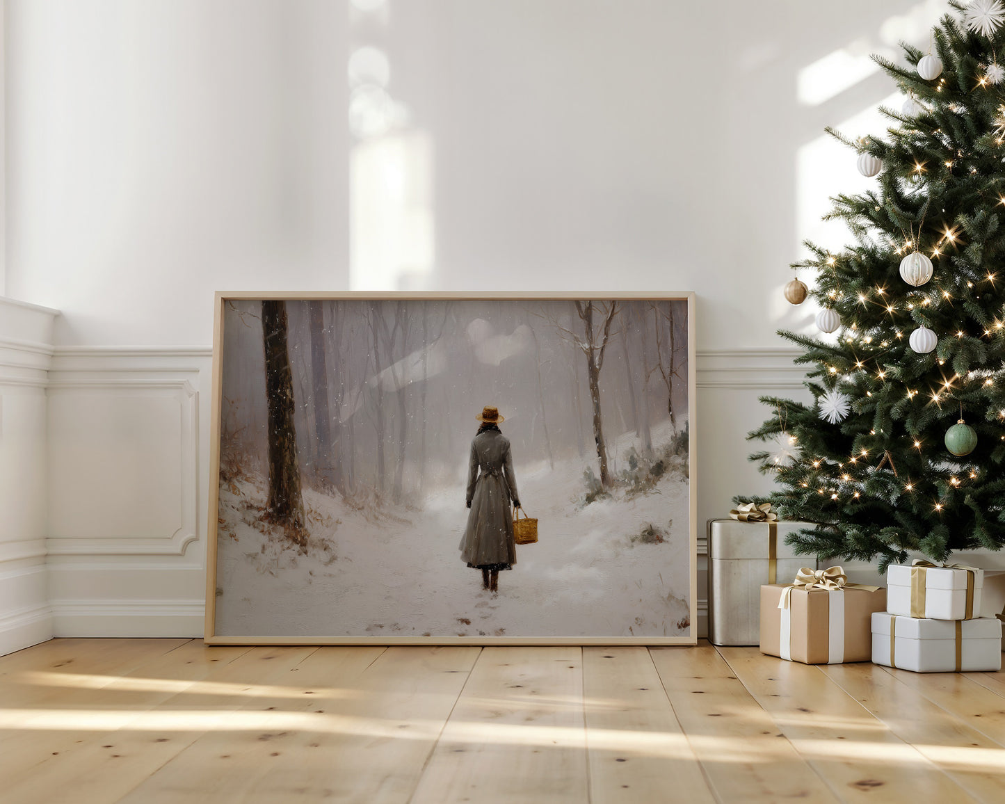 Winter Path Leads To Mystery