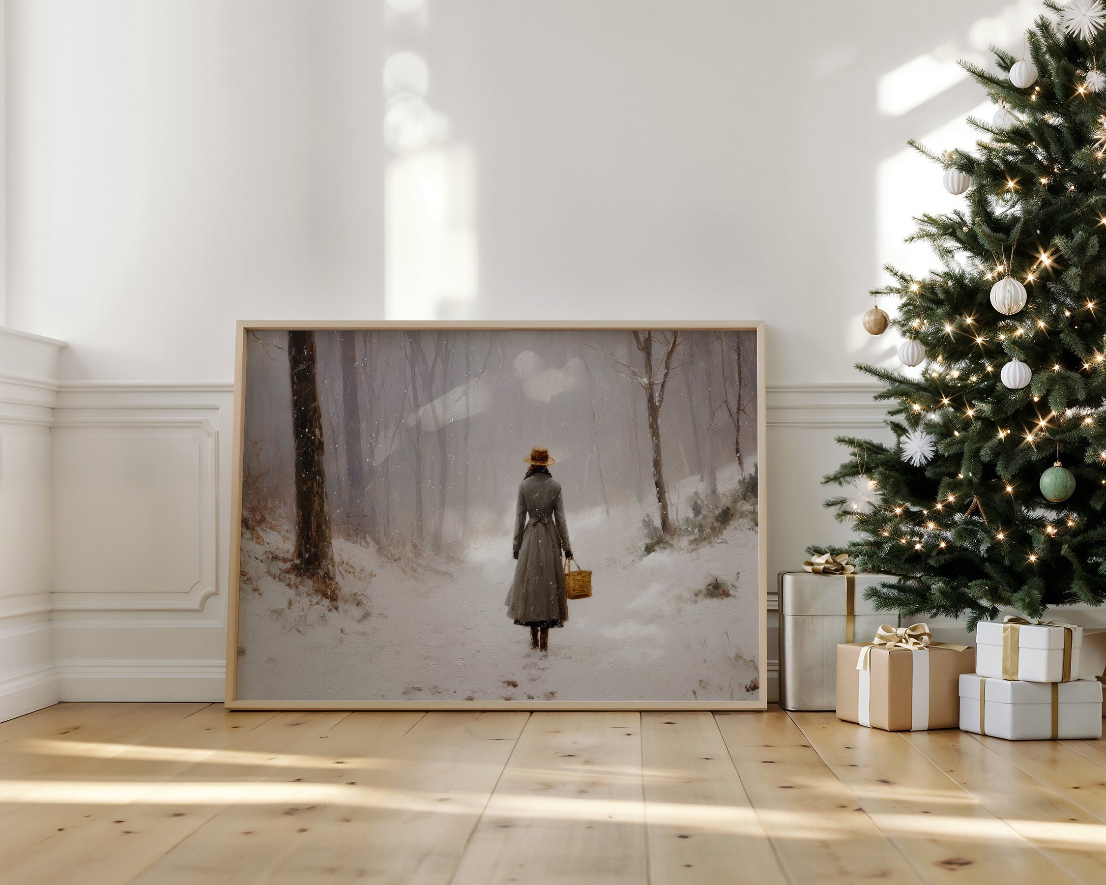 Winter Path Leads To Mystery