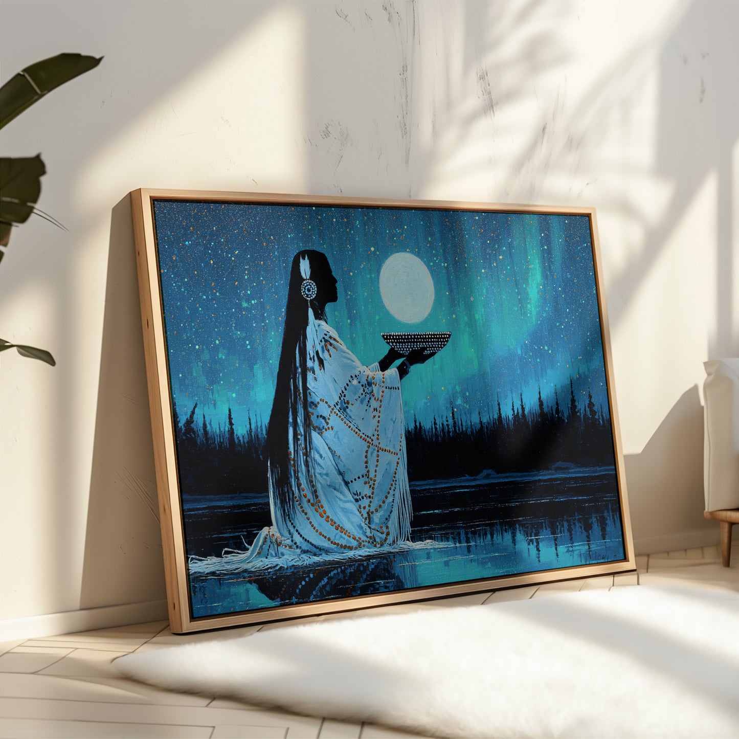 Sacred Waters Hold The Moon