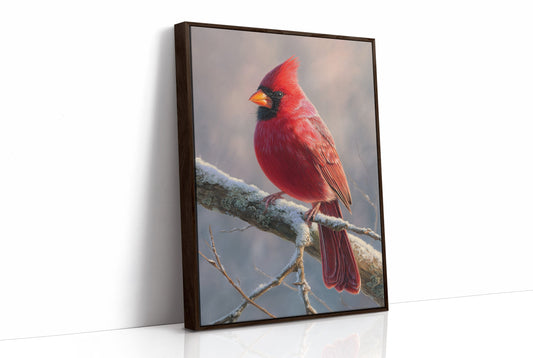 Winter's Scarlet Gift Brings Joy