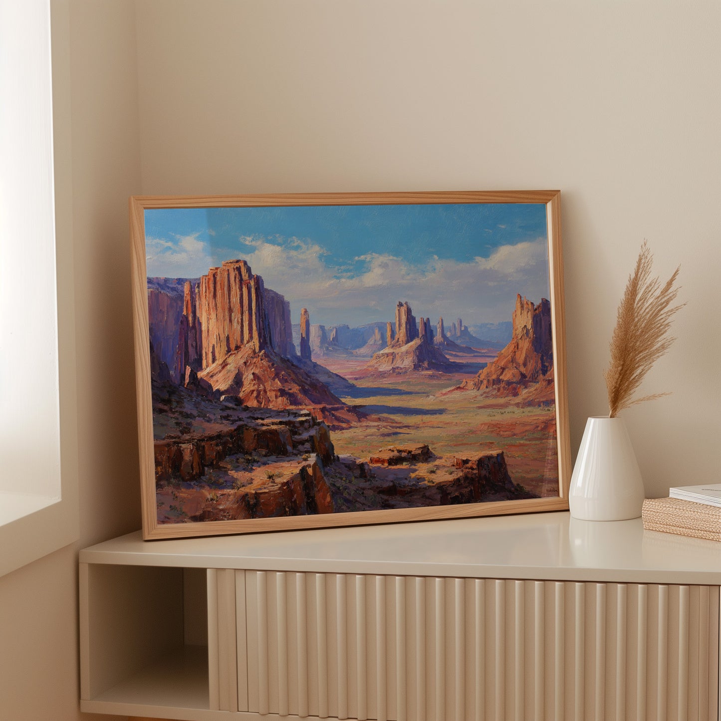 Monoliths Dance Under Desert Light