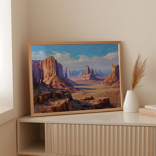 Monoliths Dance Under Desert Light