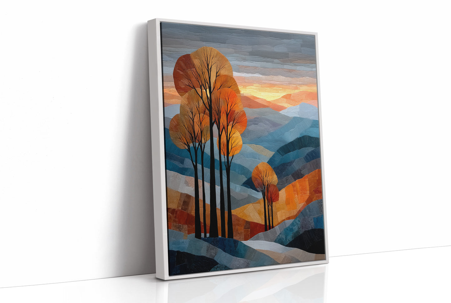 Amber Trees, Blue Hills