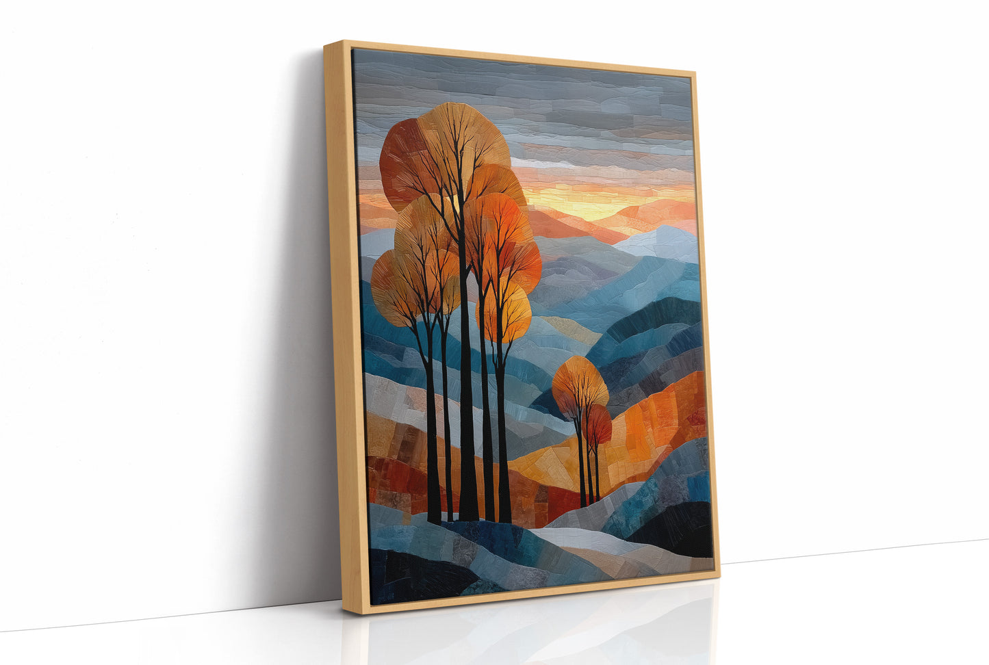 Amber Trees, Blue Hills