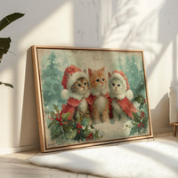 Holiday Kittens Share Winter Magic