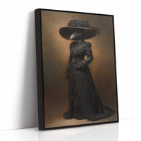 Plague Doctor's Victorian Silhouette
