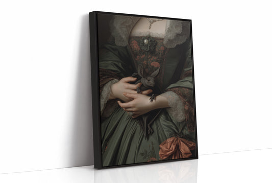 Curious Companion In Victorian Folds