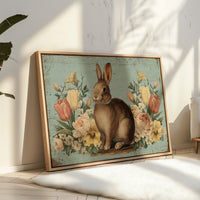 Spring Garden Keeps Rabbit Company