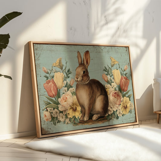 Spring Garden Keeps Rabbit Company