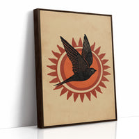 Raven Wings Meet Desert Sun