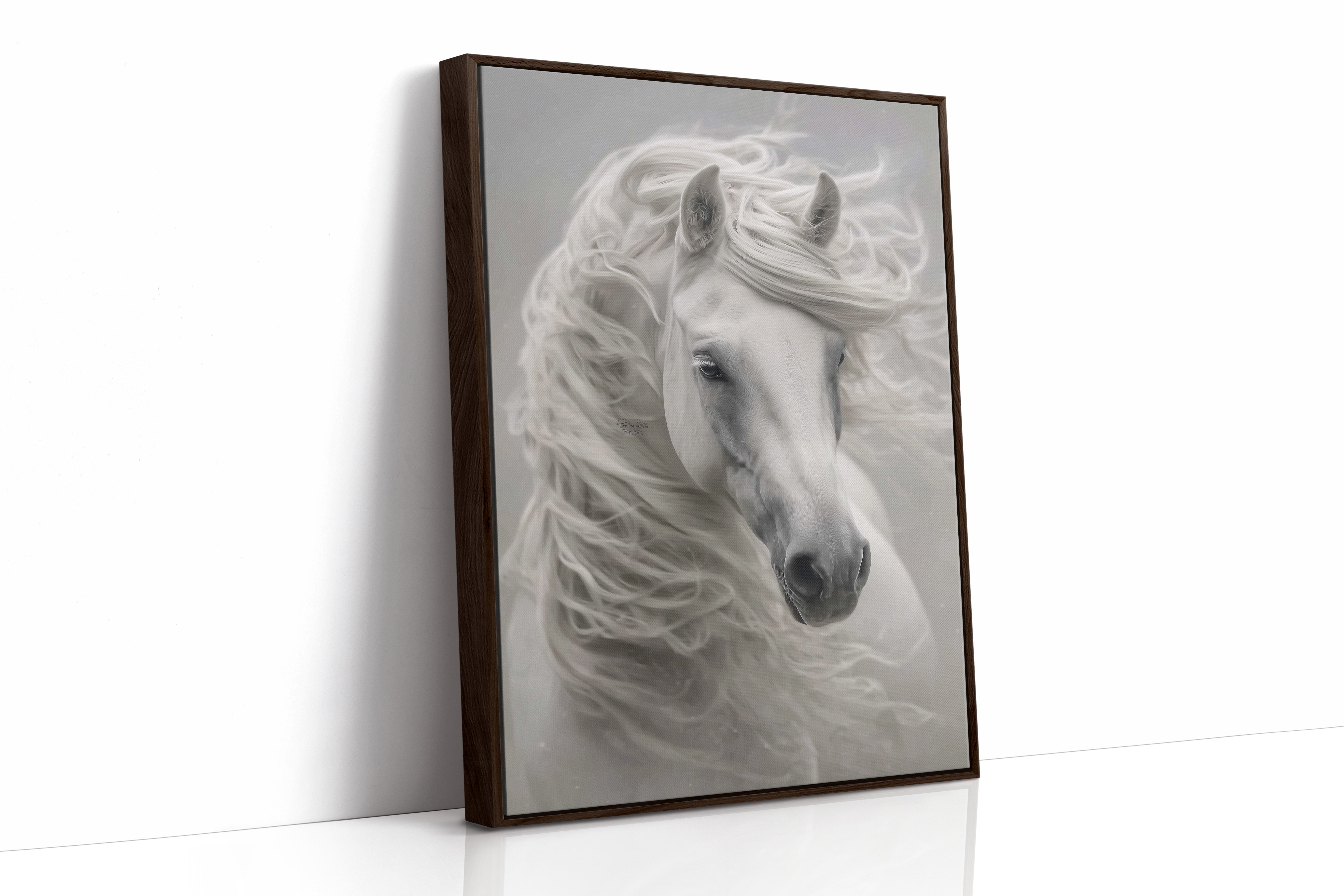 Wind Dances Through Frost Manes
