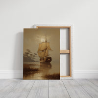 Amber Voyage Through Misty Harbor