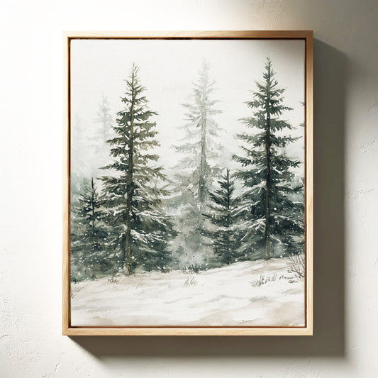 The Forest Breathes in White