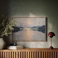 Moonlight Traces The Lake's Memory