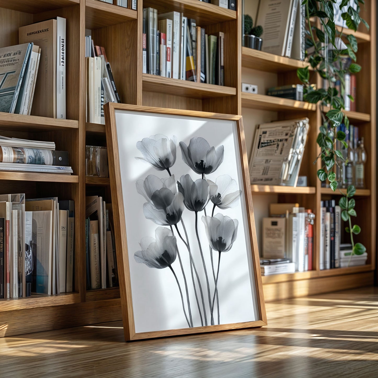 Tulips Dance In Silver Light