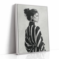 Back Turned, Bold Stripes