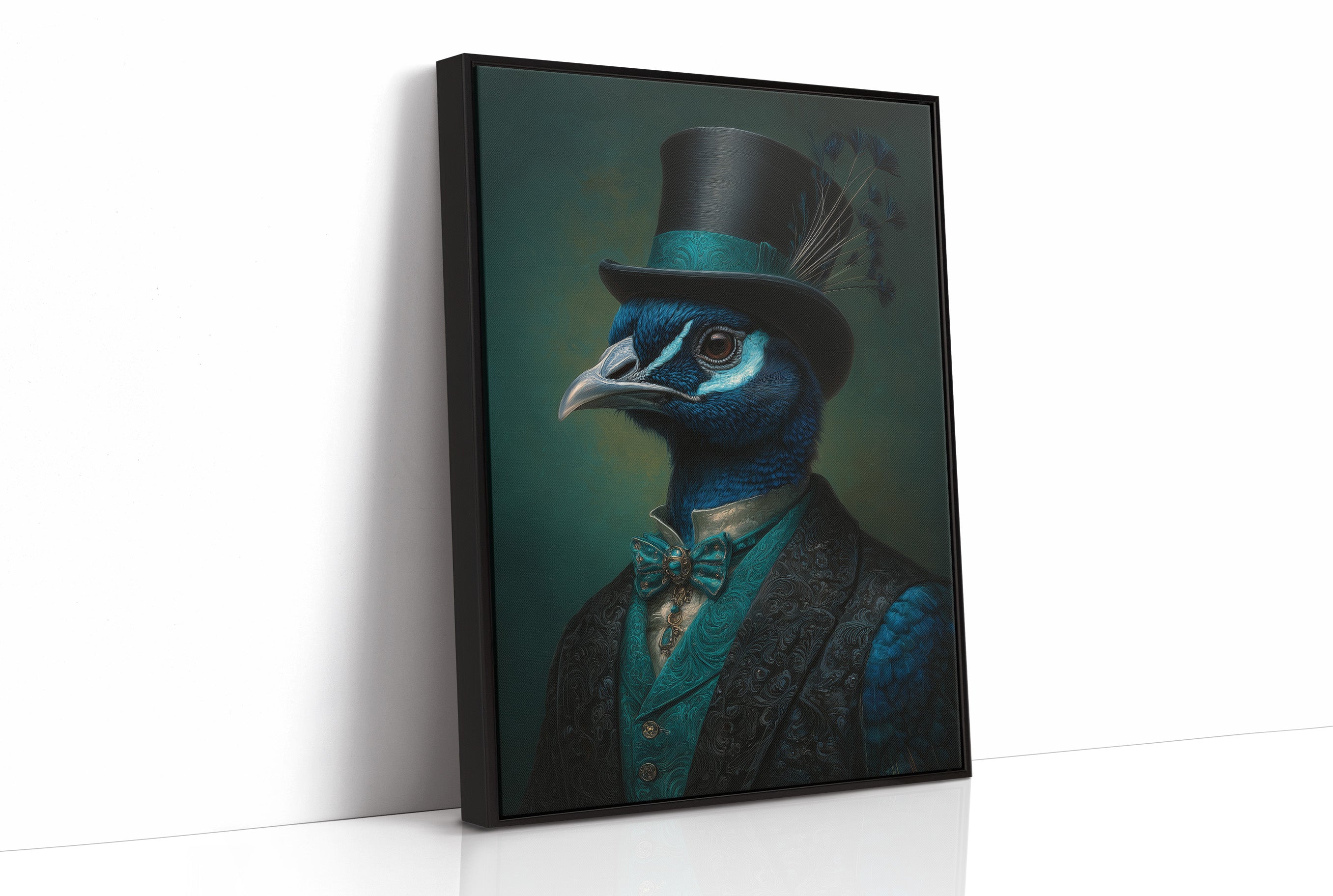 Gentleman Peacock's Victorian Portrait