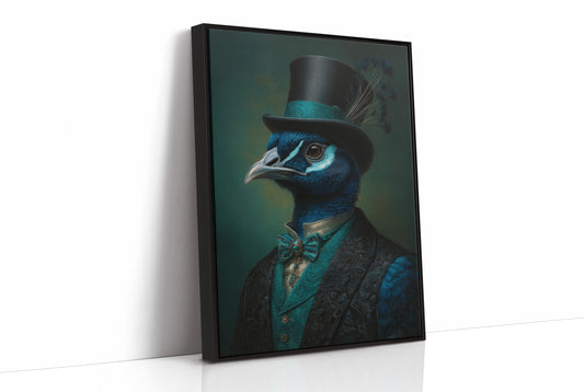 Gentleman Peacock's Victorian Portrait