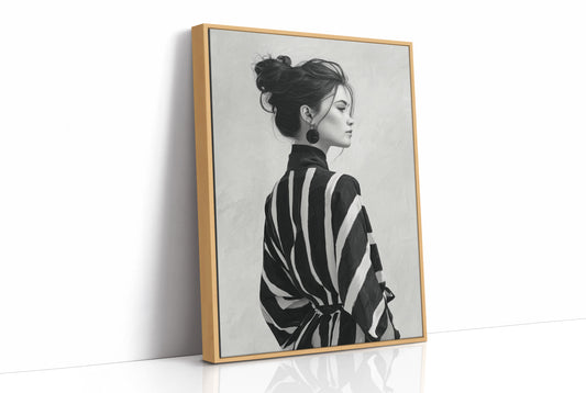 Back Turned, Bold Stripes