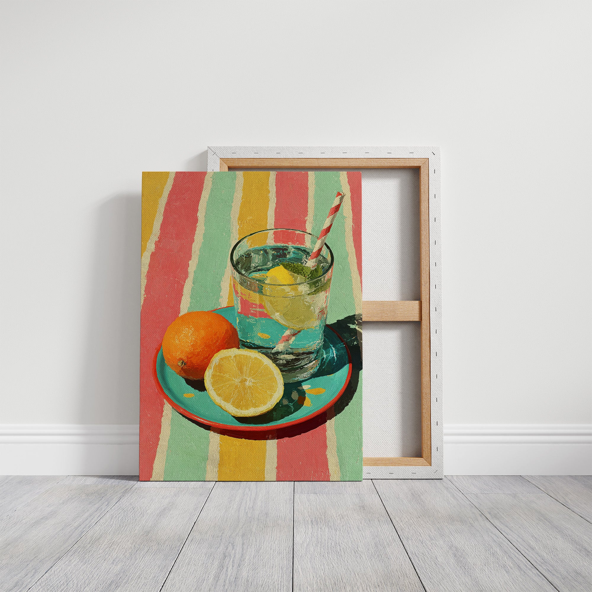 Iced Lemonade, Summer Stripes