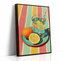 Iced Lemonade, Summer Stripes