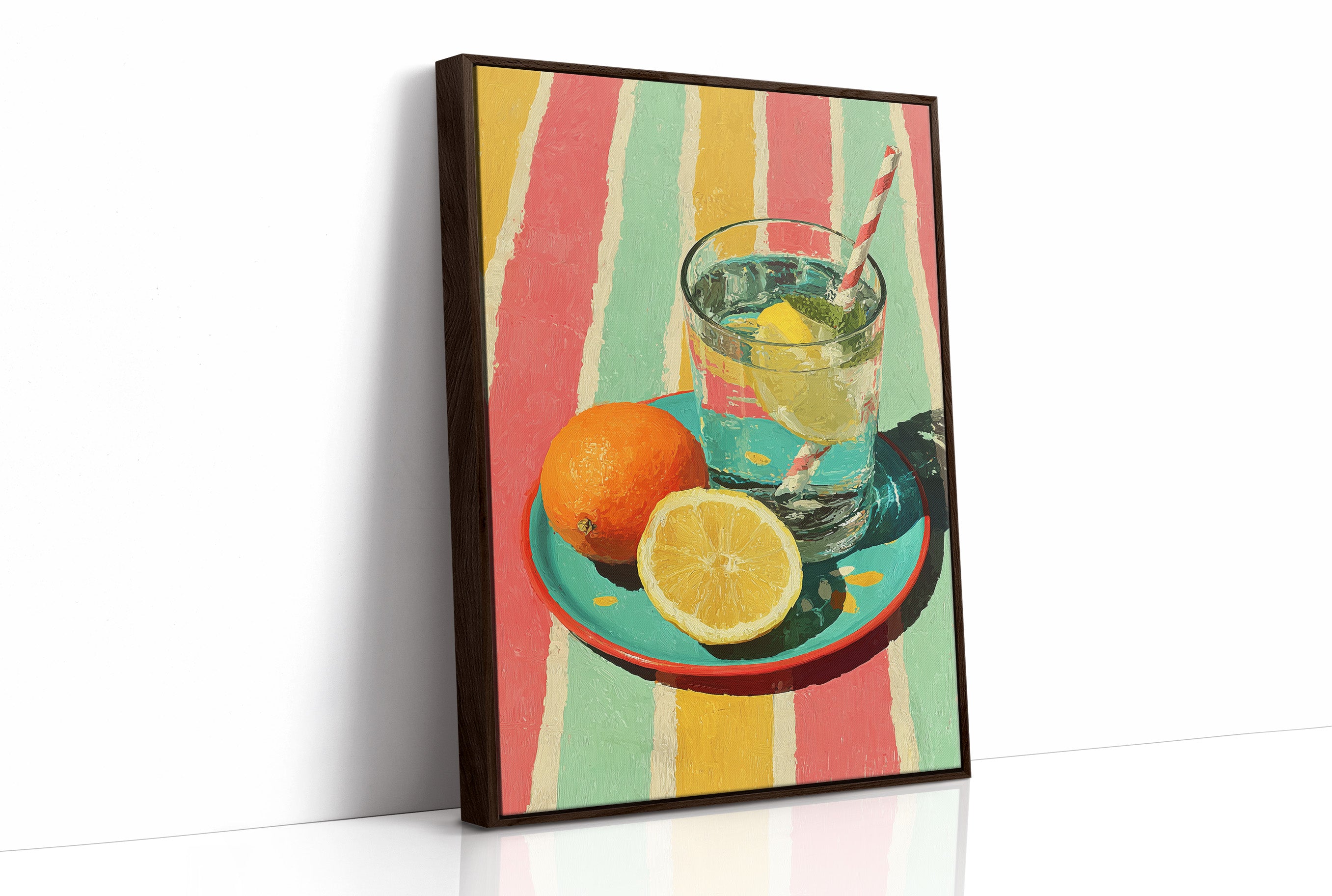 Iced Lemonade, Summer Stripes