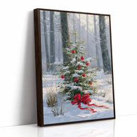 Winter Forest Holds Sacred Ornaments