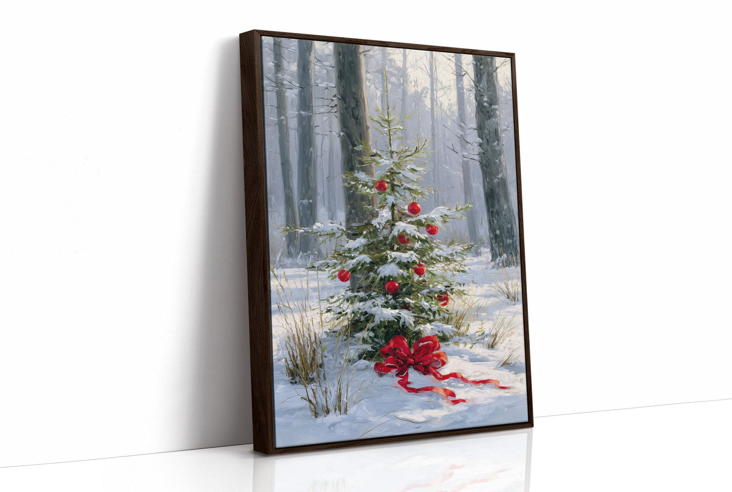 Winter Forest Holds Sacred Ornaments