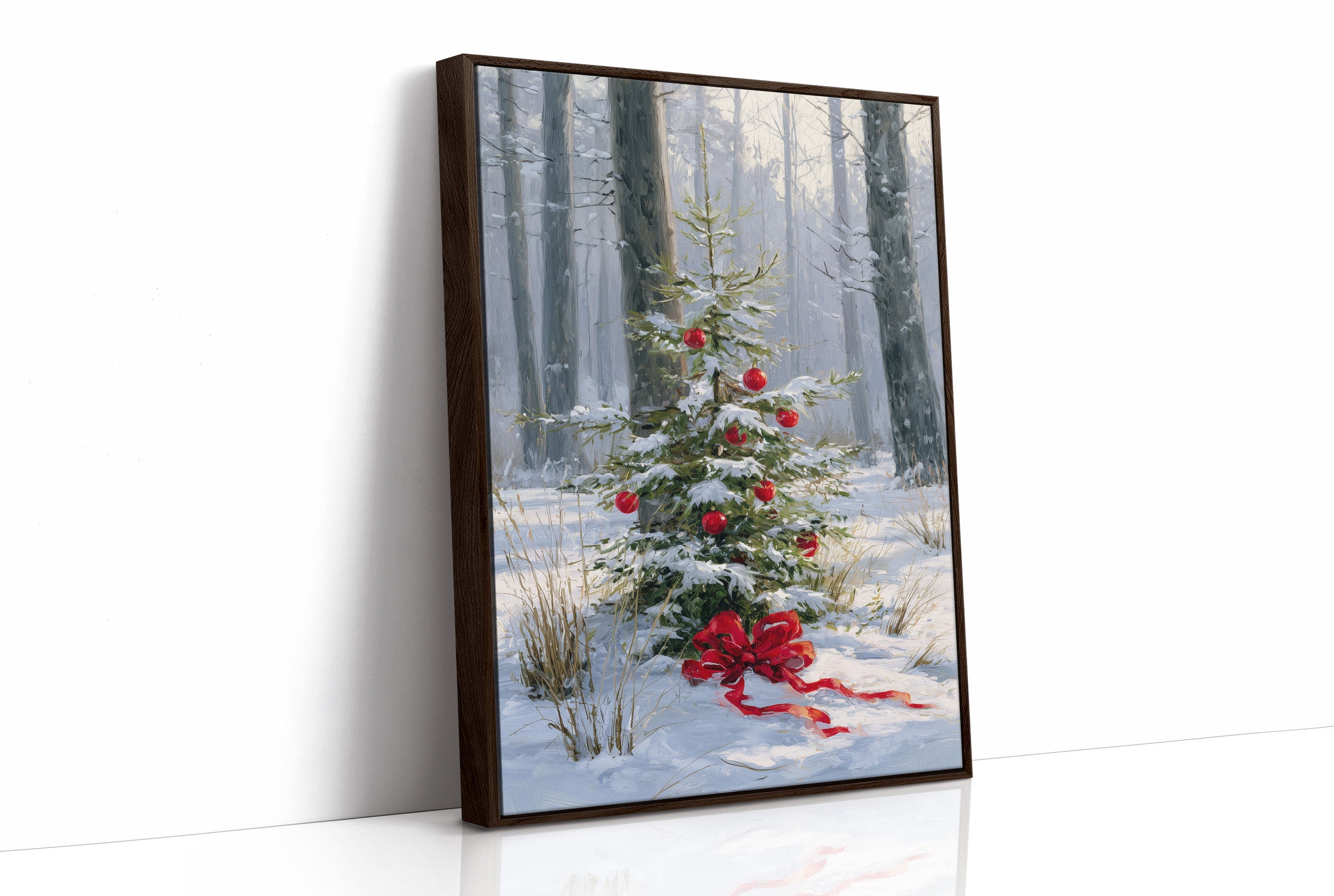 Winter Forest Holds Sacred Ornaments