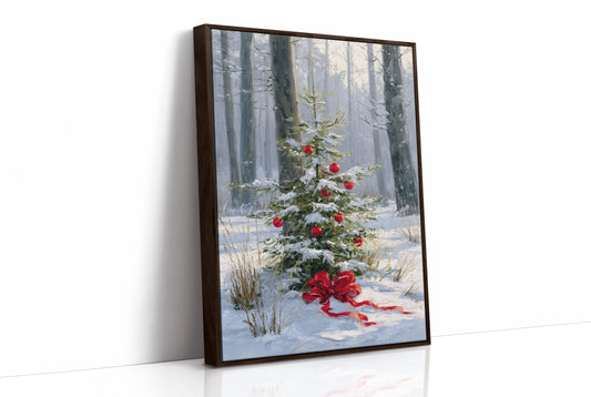 Winter Forest Holds Sacred Ornaments