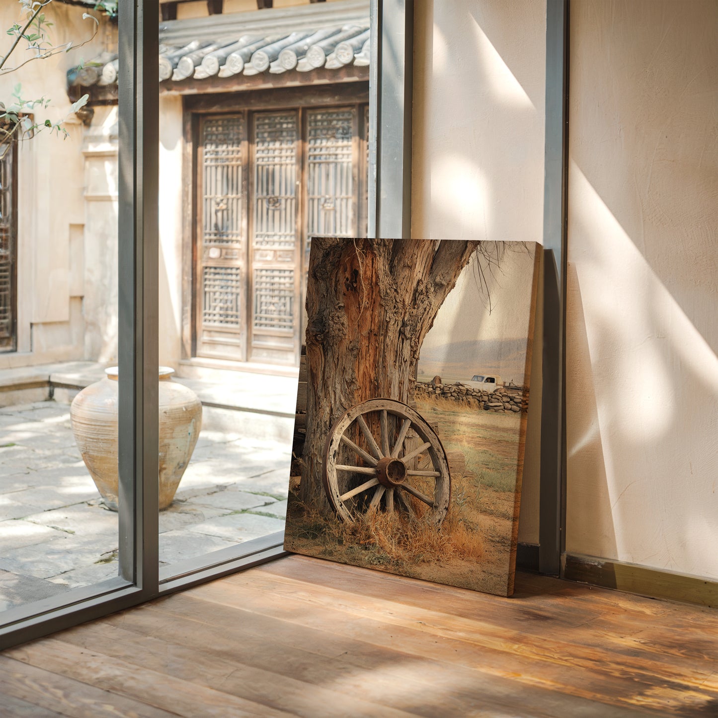 Tales Carved Into Weathered Grain