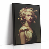 Golden Serpents Among Ivory Drapes