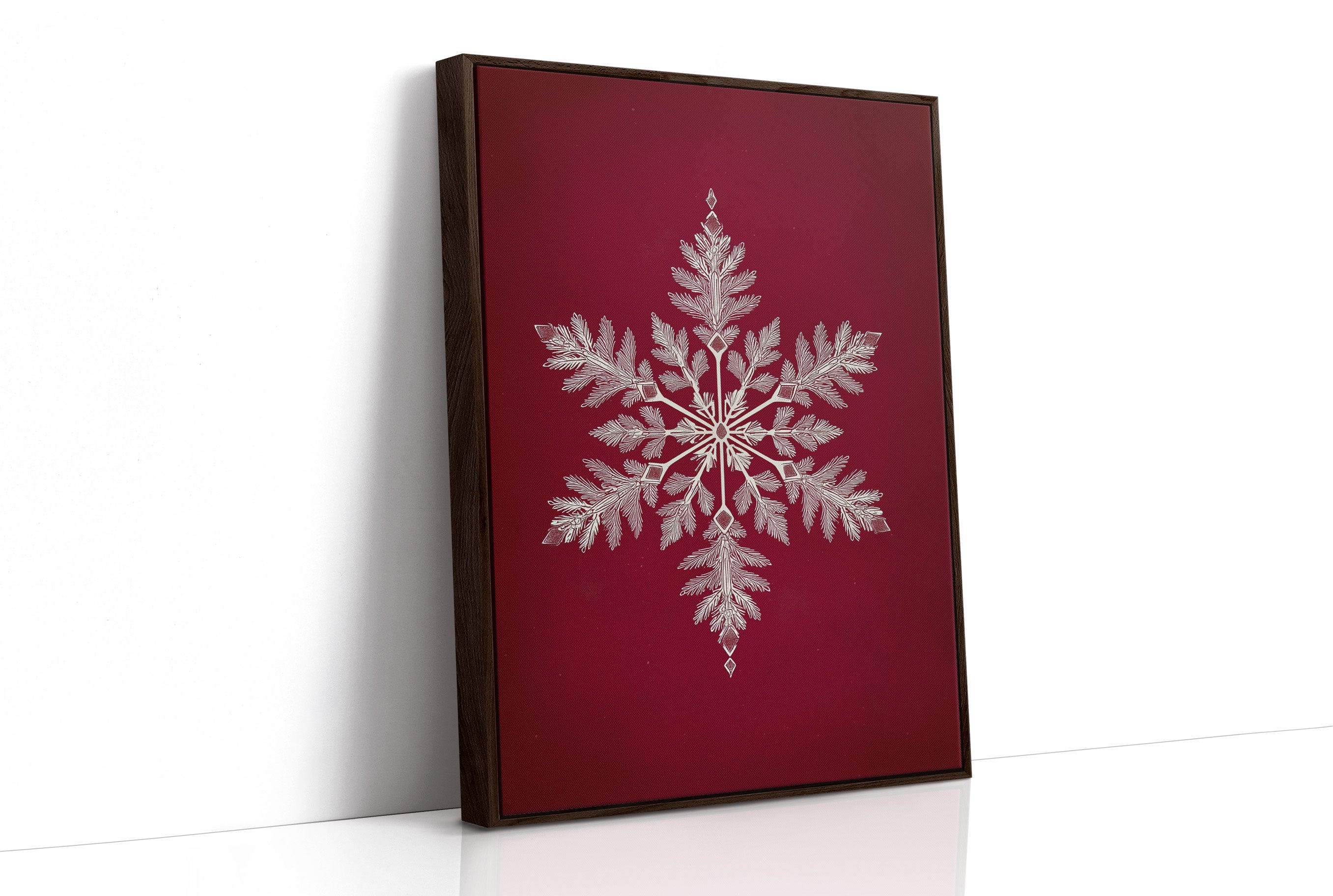Silver Frost Dances On Crimson