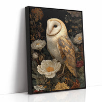 Midnight Blooms With Golden Wings