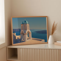 Aegean Light Bathes Sacred Heights