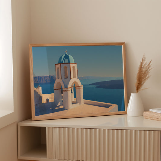 Aegean Light Bathes Sacred Heights