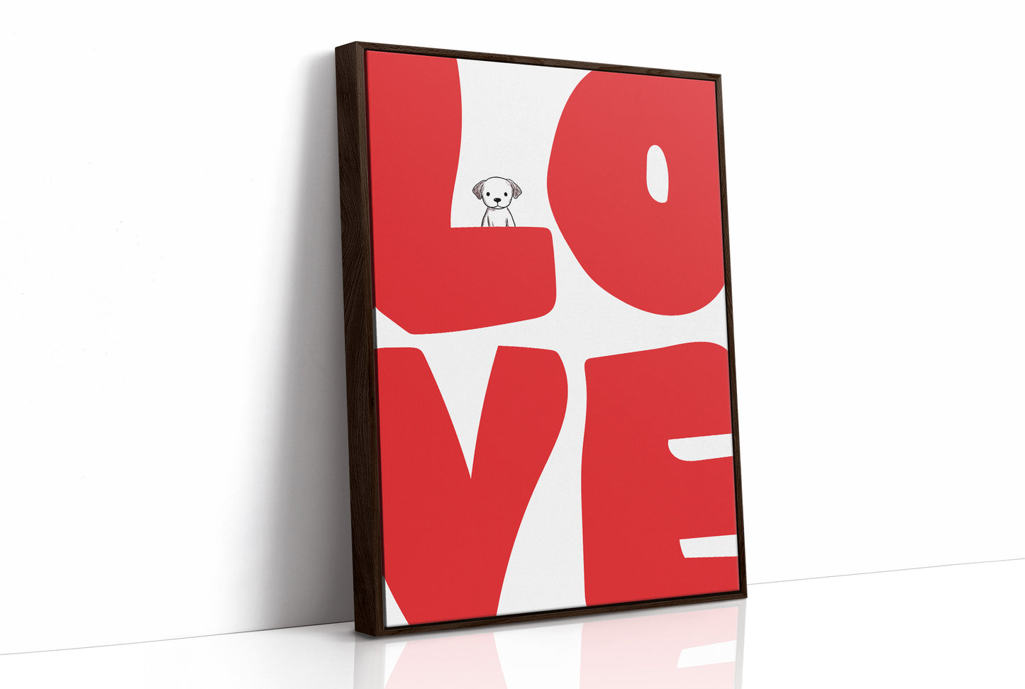 Puppy Love in the Typography of Affection