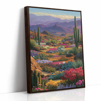 Wildflowers Paint The Desert Mountains
