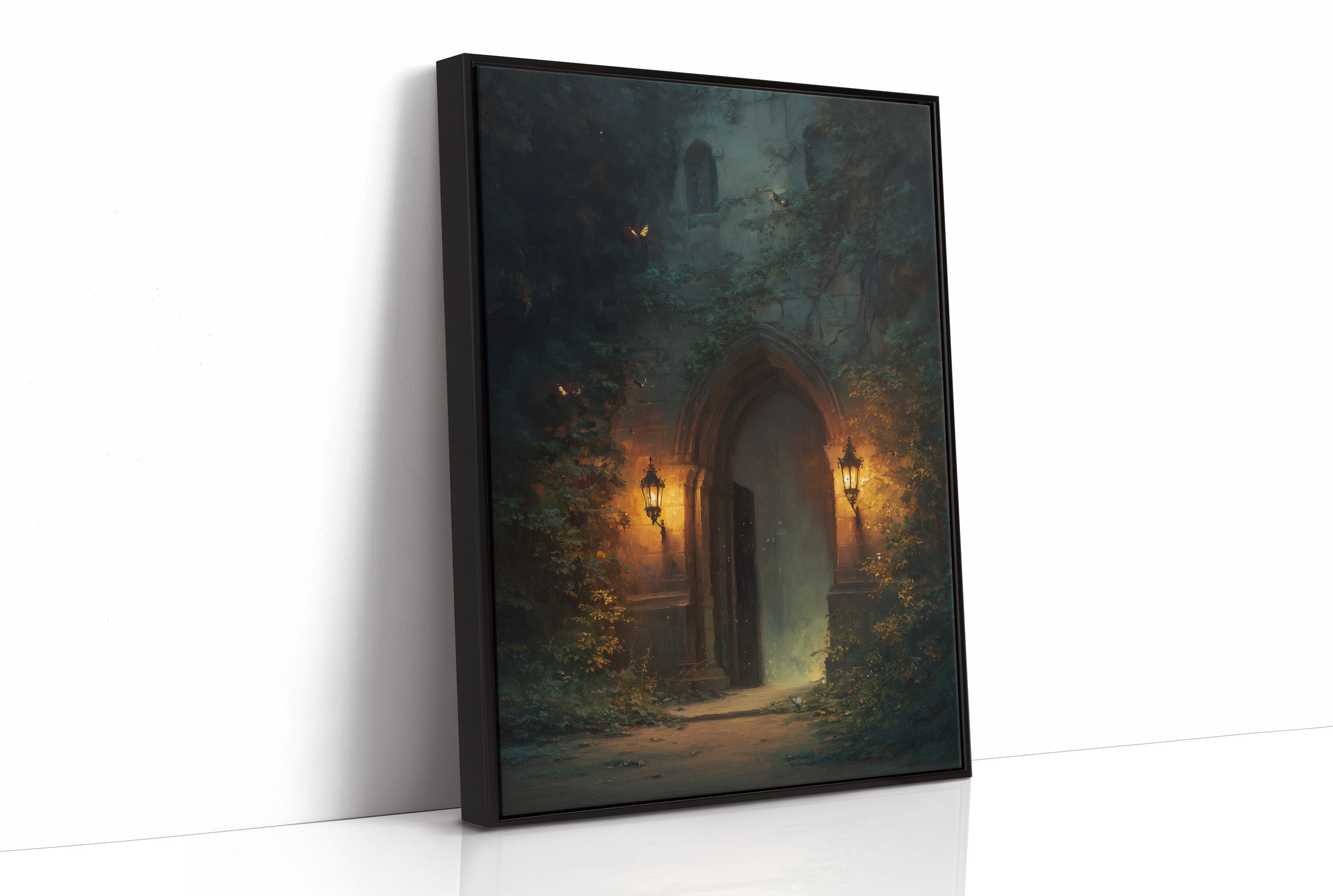 Lanterns Guide Through Forgotten Doors