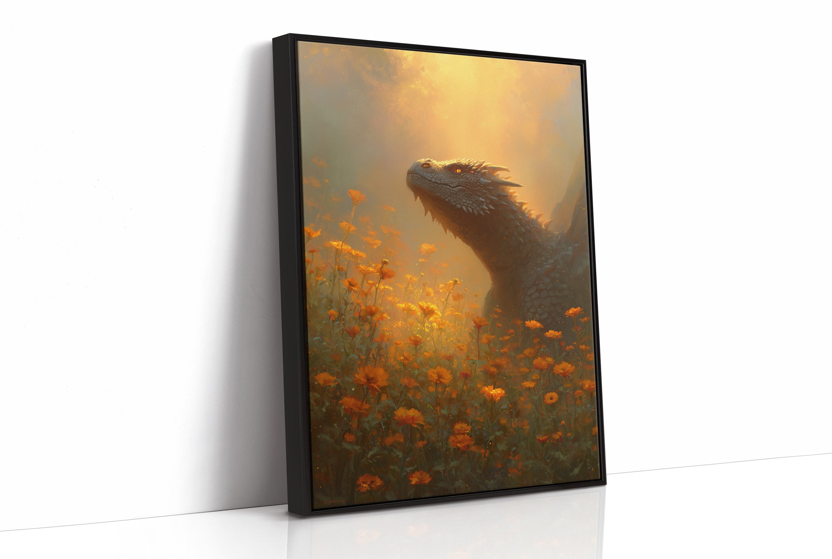 Ancient Scales Among Poppy Fields