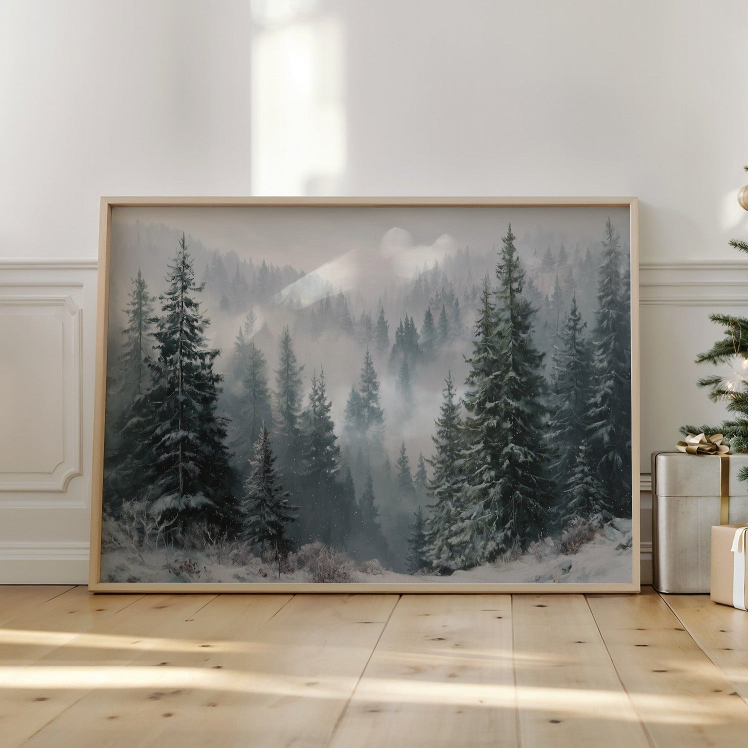 When the Fog Lifted over the Pines