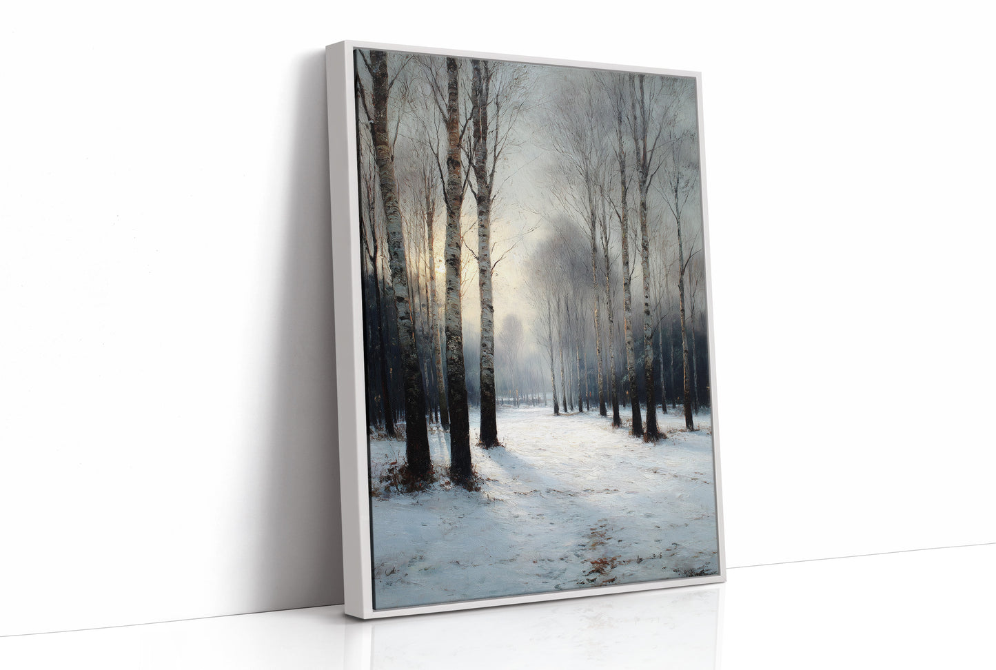 Sunset Through the Birches