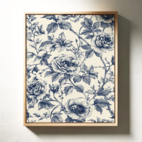 Petals' Secrets in Indigo Light