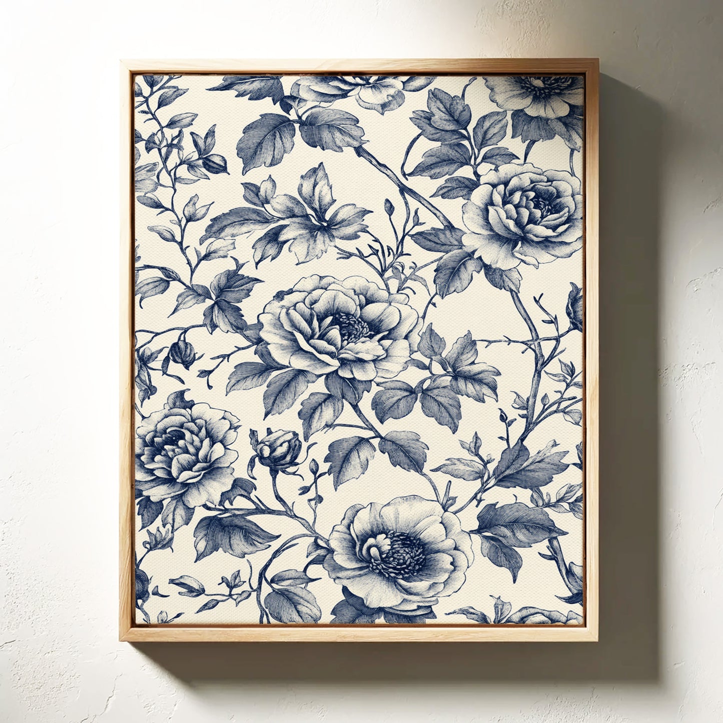 Petals' Secrets in Indigo Light