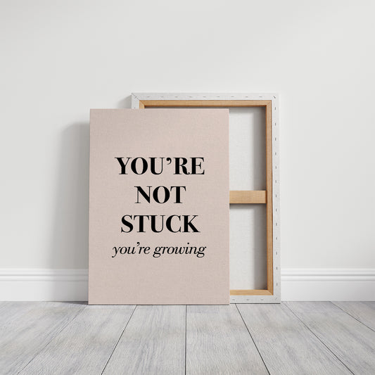 You're Not Stuck You're Growing