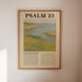 Psalm 23 Coastal Peace Print