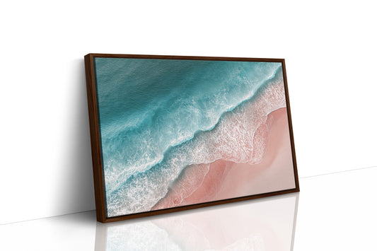 Tides Crafting Their Own Canvas