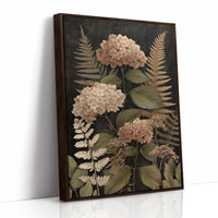 Blush Blooms Against Midnight Walls