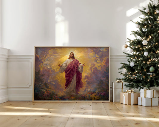 Sacred Light Illuminates Heaven's Garden