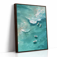Four Boards Waiting for a Wave